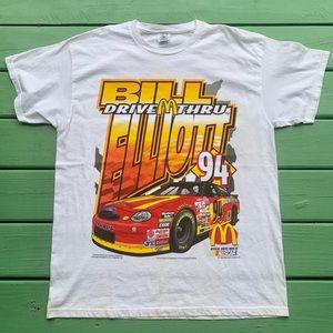 Vintage Nascar Bill Elliot Racing Shirt Size XL